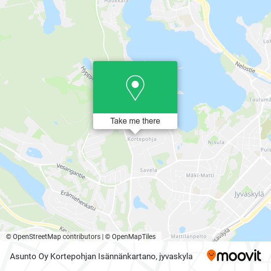 Asunto Oy Kortepohjan Isännänkartano map