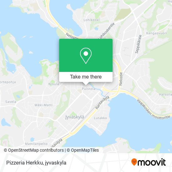 Pizzeria Herkku map