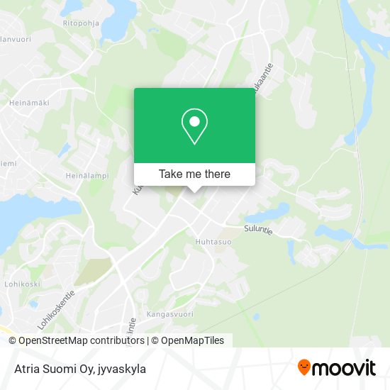 Atria Suomi Oy map