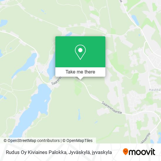 Rudus Oy Kiviaines Palokka, Jyväskylä map