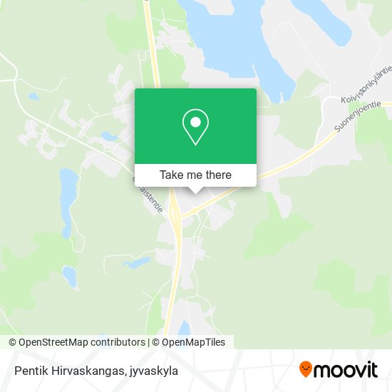 Pentik Hirvaskangas map