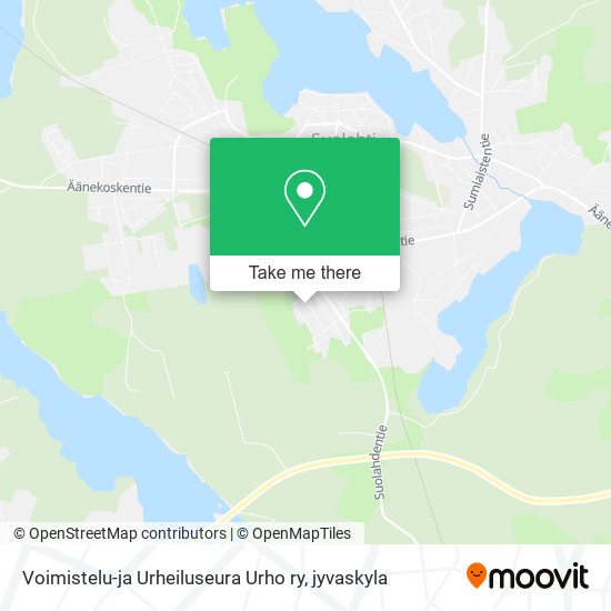 Voimistelu-ja Urheiluseura Urho ry map