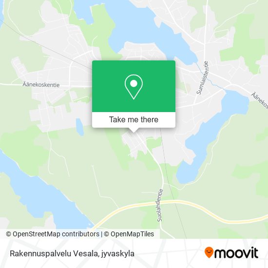 Rakennuspalvelu Vesala map