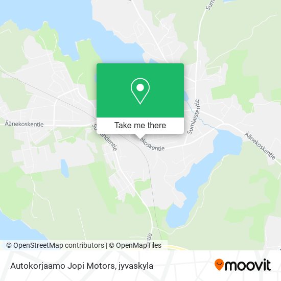 Autokorjaamo Jopi Motors map