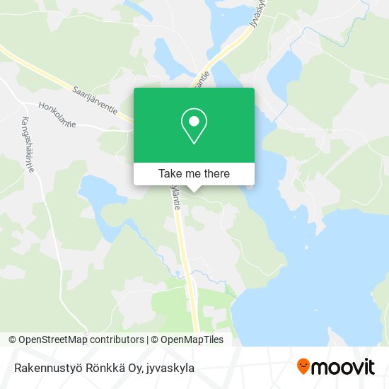 Rakennustyö Rönkkä Oy map