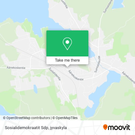 Sosialidemokraatit Sdp map