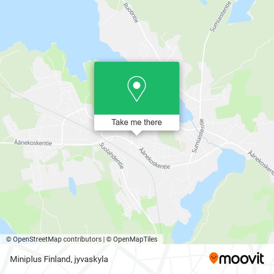 Miniplus Finland map