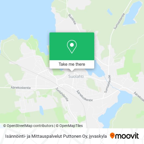 Isännöinti- ja Mittauspalvelut Puttonen Oy map