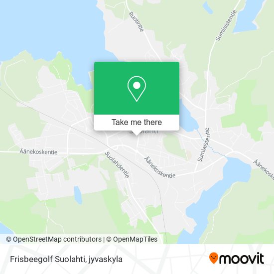 Frisbeegolf Suolahti map