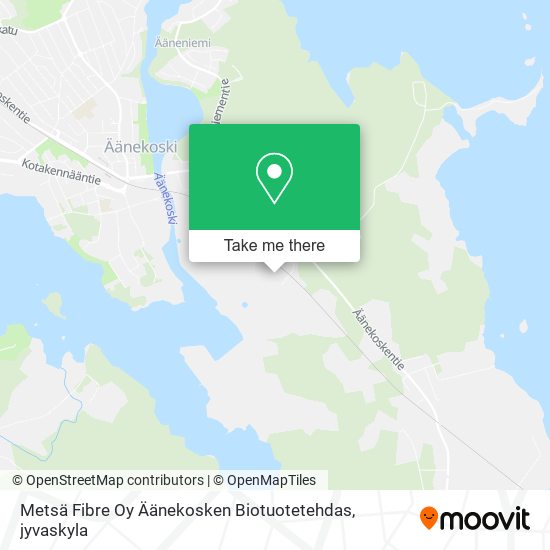 Metsä Fibre Oy Äänekosken Biotuotetehdas map
