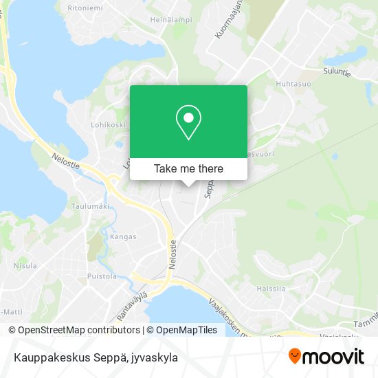 Kauppakeskus Seppä map