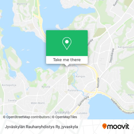 Jyväskylän Rauhanyhdistys Ry map