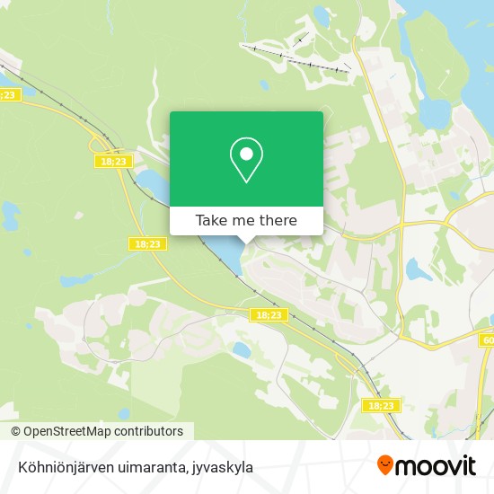 Köhniönjärven uimaranta map
