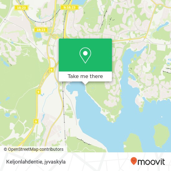 Keljonlahdentie map