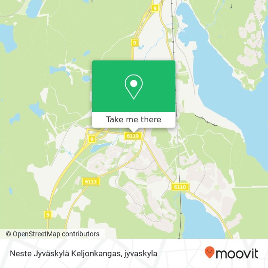 Neste Jyväskylä Keljonkangas map