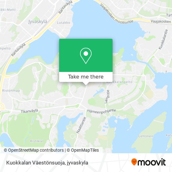 How to get to Kuokkalan Väestönsuoja in Jyväskylä by Bus?