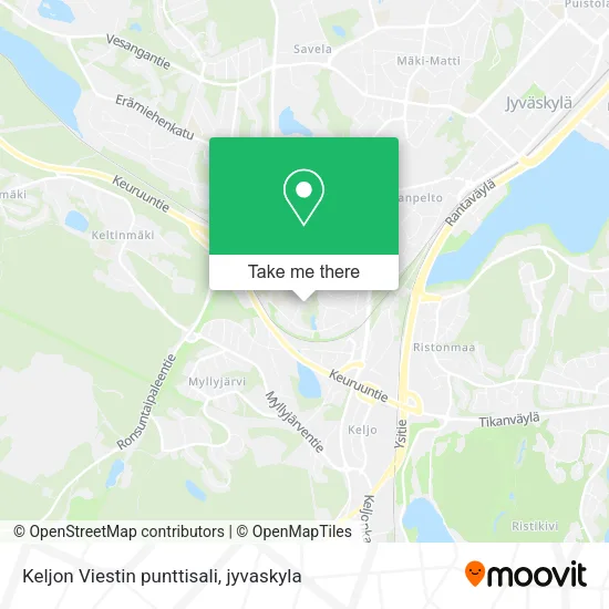 Keljon Viestin punttisali map