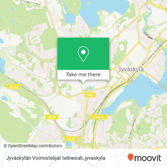 Jyväskylän Voimistelijat telinesali map