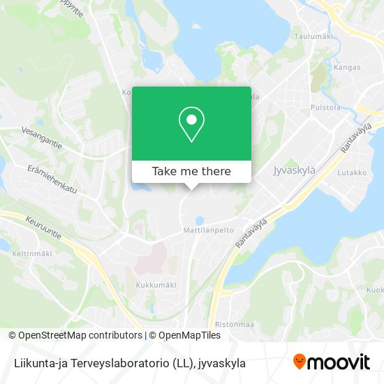 Liikunta-ja Terveyslaboratorio (LL) map