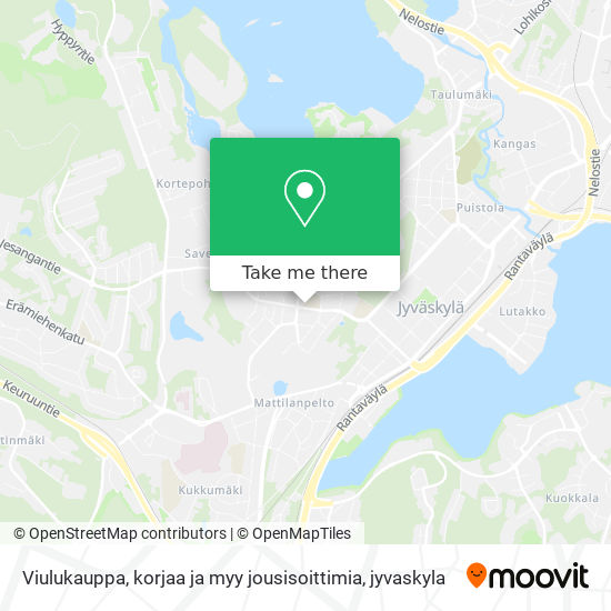 Viulukauppa, korjaa ja myy jousisoittimia map