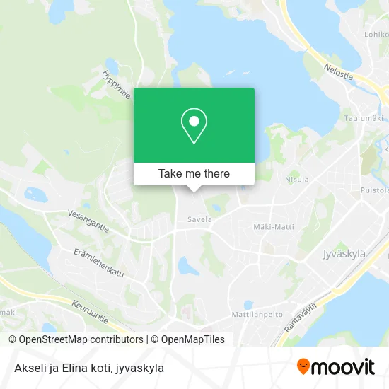 Akseli ja Elina koti map