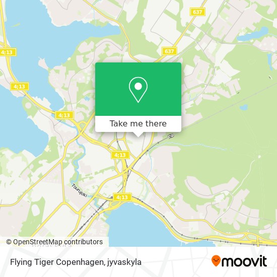 Flying Tiger Copenhagen map