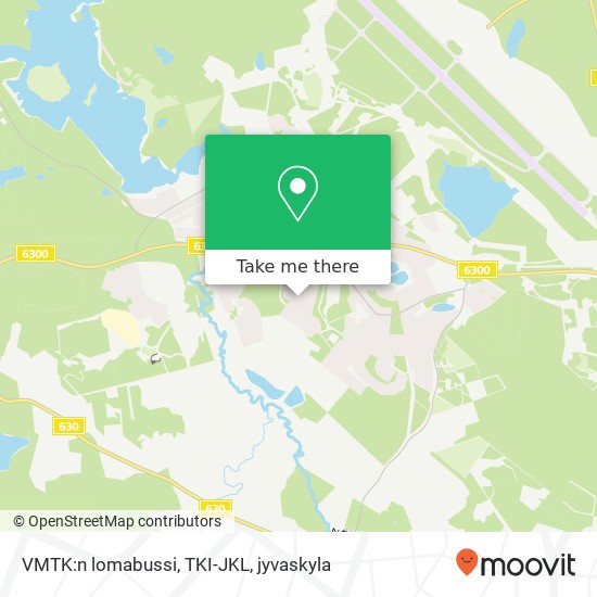 VMTK:n lomabussi, TKI-JKL map