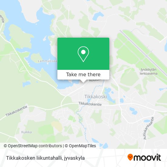Tikkakosken liikuntahalli map