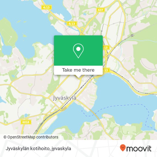 Jyväskylän kotihoito map