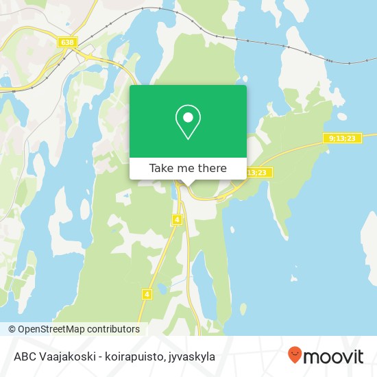 ABC Vaajakoski - koirapuisto map