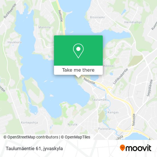 Taulumäentie 61 map