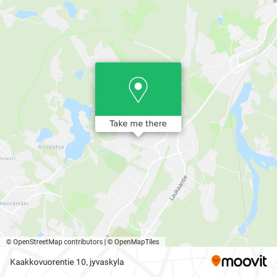 Kaakkovuorentie 10 map