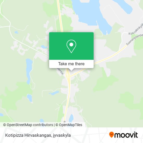 Kotipizza Hirvaskangas map