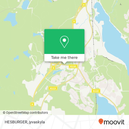 HESBURGER, Eteläväylä 14 FI-40530 Jyväskylä map