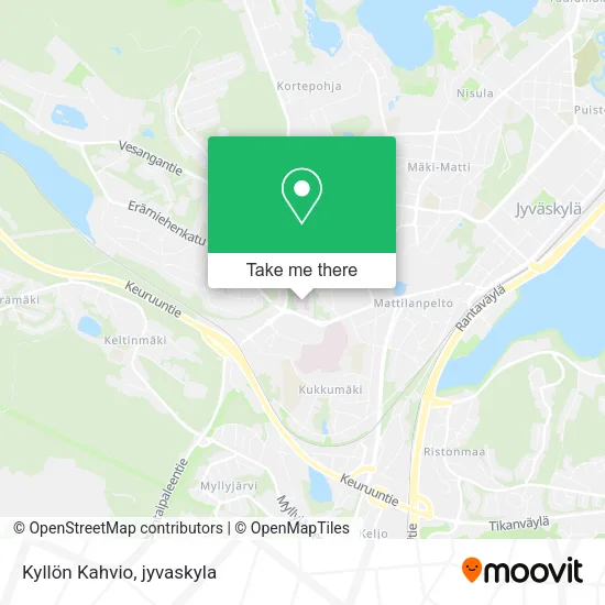 Kyllön Kahvio map