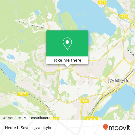 Neste K Savela, Vehkakatu 2 FI-40700 Jyväskylä map