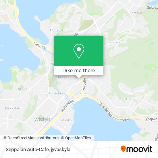 Seppälän Auto-Cafe map