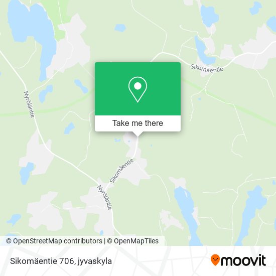 Sikomäentie 706 map