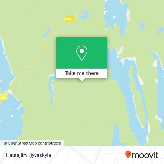 Hautajärvi map