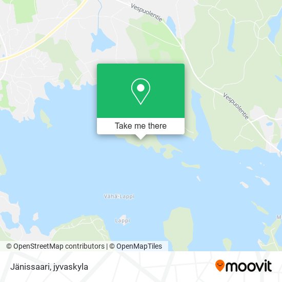 Jänissaari map