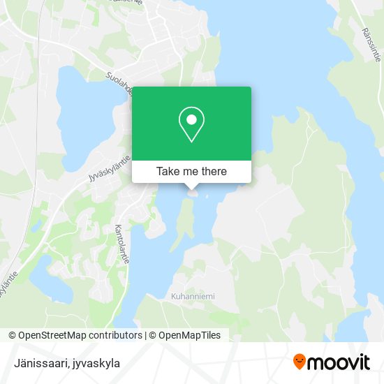 Jänissaari map