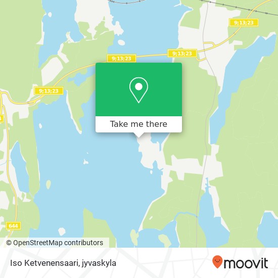 Iso Ketvenensaari map