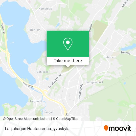 Lahjaharjun Hautausmaa map