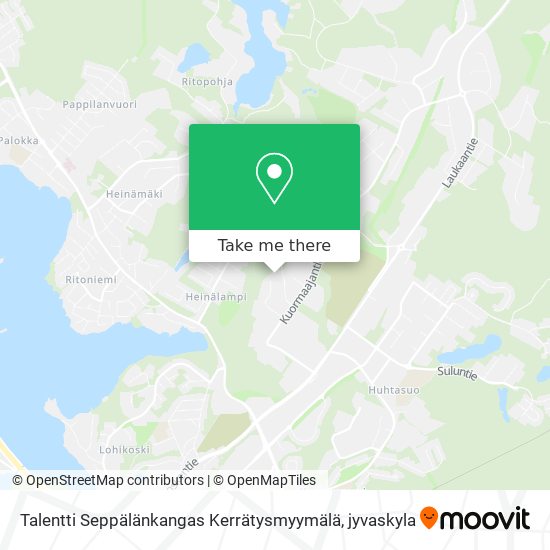 Talentti Seppälänkangas Kerrätysmyymälä map