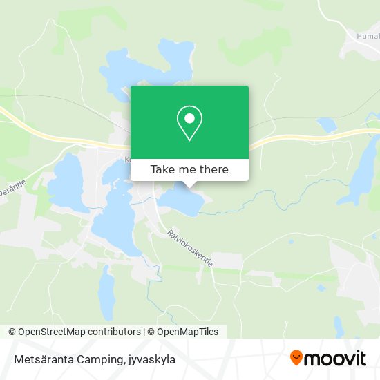 Metsäranta Camping map