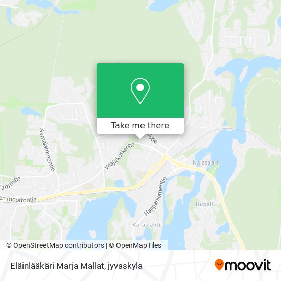 Eläinlääkäri Marja Mallat map