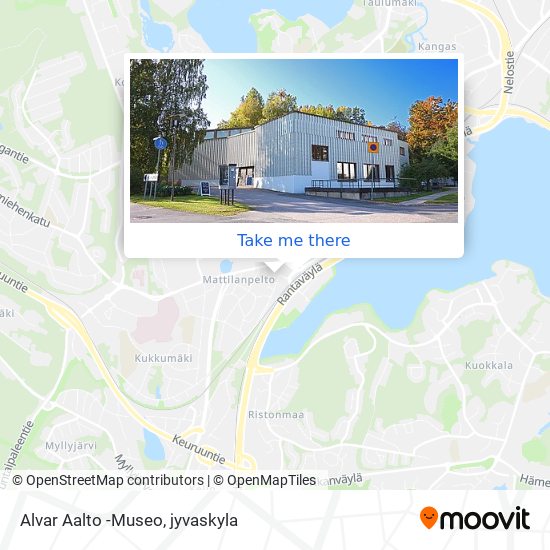 Alvar Aalto -Museo map