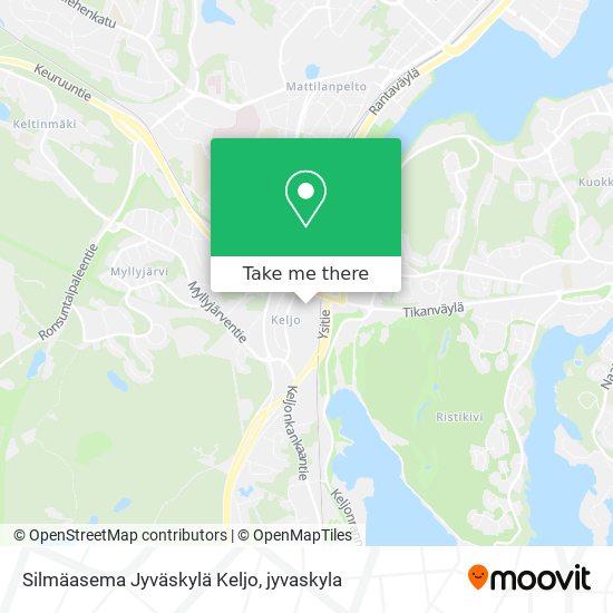 Silmäasema Jyväskylä Keljo map