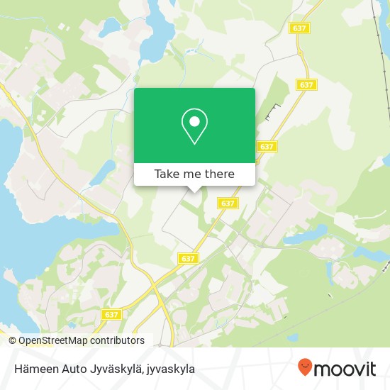 Hämeen Auto Jyväskylä map