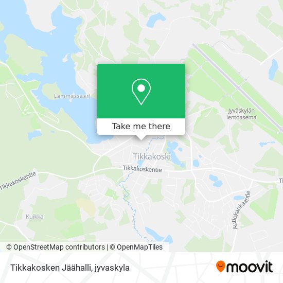 Tikkakosken Jäähalli map